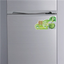 厂家直供上冷冻下冷藏108升双门双温小冰箱