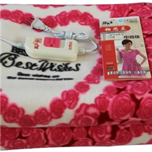 13年毛毯面料单面花双人电热毯150*120【相思豆】【厂家直销】