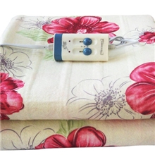 13年普通面料双面花双控双人电热毯150*180【相思豆】