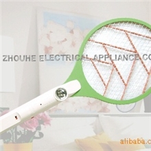 供应带灯充电式3A头大拍面ZHOUHE电蚊拍