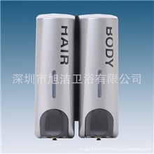 冬季特价￥42高档美观350ml*2手动双头皂液器洗手液机