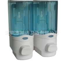 巨实惠零漏液300ML*2透明双头给皂机皂液盒