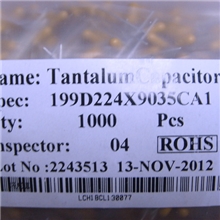 供应钽电容，厂家直销，品质保证，35V0.22UF