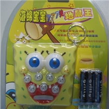 777关海绵宝宝彩灯语音打地鼠玩具礼品批发