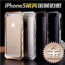 mooke苹果5土豪金手机壳超薄铝合金iPhone5S金属边框保护壳酷潮