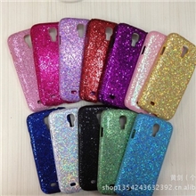 三星i9500闪粉手机套亮片手机壳三星GalaxyS4贴皮手机外壳