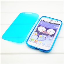 三星i8552手机壳翻盖TPU8552保护套可触屏透明清水套软套批