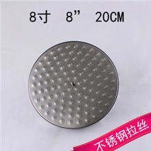 FET-311拉丝圆形顶喷淋浴花洒头不锈钢喷头【厂家直销】