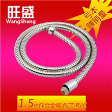 【企业集采】直销1.5米不锈钢抛光管淋浴软管卫浴花洒配件批发