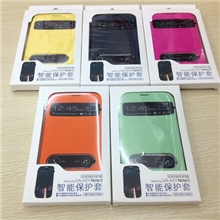 NOTEII皮套N7100双开窗官方升级皮套来电显皮套官方皮套带IC