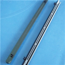 专业现货供应侧方带槽电路板导轨CardGuide单轨式水平电路板导轨