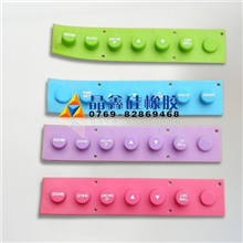 供应玩具类硅胶单点按键.硅胶丝印按键，硅胶镭雕按键，导电胶