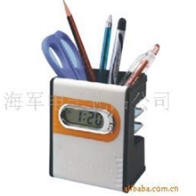 供应万年历笔筒时钟笔筒电子礼品(图)