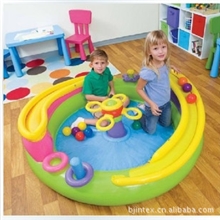 美国intex48658充气儿童玩具跑到球池球池海洋球游戏池