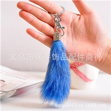 2013爆款正品狐狸毛包挂车挂纯手工创意高级挂件批发