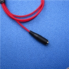 耳机延长线超炫中国红。3.5插口