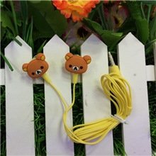 厂家直销热卖可爱卡通小熊盒装耳机/MP3/MP4/入耳式耳塞