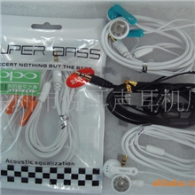 供应658耳机粗线耳机MP3耳塞彩色耳机