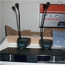 会议必用一拖二U段无线会议麦克风演讲会议主持广播