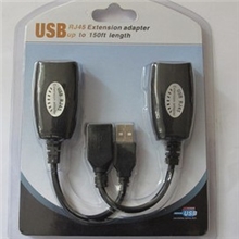新USB转RJ45网线延长器USB信号放大器USB50米延长线延长器
