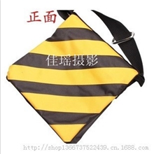 摄影顶灯双拉链平衡沙袋影棚帆布条纹承重沙袋特价