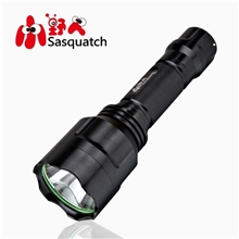 小野人C8正品XPE-R2强光手电筒远射光杯手电