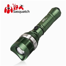 小野人A8强光电筒矿灯户外用品探照灯充电手电筒调焦手电筒