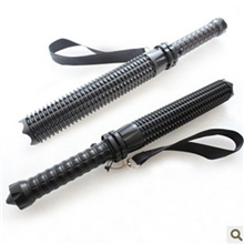 新款伸缩强光狼牙棒CREEXPELED手电筒户外照明必备防身