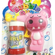 河马手动泡泡枪卡通惯性新奇小玩具