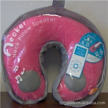 提供U型枕头围脖音乐枕音乐枕头午睡枕迷你音响礼品音响礼品枕头