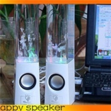 厂家直销水舞迷你音响音箱双喇叭双声道立体环绕声场