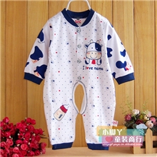 [小脚丫童装]61001亮晨13秋款宝宝爬服连体衣哈衣批发爆款