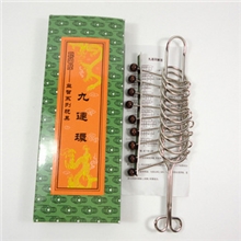 卓创供应古典成人益智玩具解环解锁不掉珠22CM大九连环厂家直销