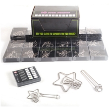 3C认证益智解环玩具九连环智力扣24件套礼盒装益智解环套装