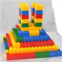 塑料方块积木拼插幼教积木益智玩具