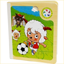 木制木书喜洋洋木书儿童早教益智玩具欢迎加工订做