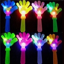 批发供应演唱会晚会助威道具发光手拍发光手掌拍拍手器65