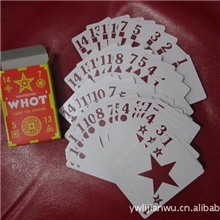 厂家供应WHOT扑克，外贸非洲扑克牌，质优价廉，制作精美