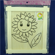 木板画，木框彩泥画，义乌云祥玩具厂家直销批发