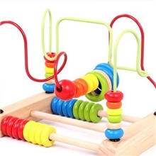 大号木制串珠绕珠儿童玩具宝宝益智玩具1-3岁
