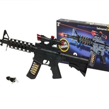 M16电动灯光语音枪电动枪玩具语音枪玩具玩具批发
