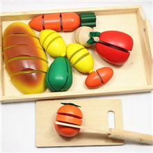 维迪宝仿真食物蔬菜套装高品质实木