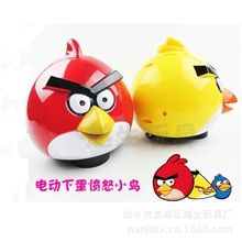 汕头塑料玩具厂家供应嘉尔乐会生蛋的愤怒的小鸟0605A下蛋鸟批发