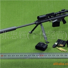 ZY-8012-消声特别版黑色巴雷特塑料模型