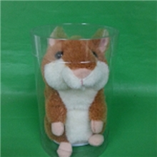 爆款仓鼠毛绒公仔机芯玩具20cm仓鼠机芯仓鼠棕色仓鼠