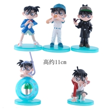 动漫周办摆件4代5款名侦探柯南手办周边玩具汽车动漫摆件