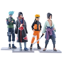 万盛动漫火影忍着手办17代4款火影玩偶公仔汽车摆件