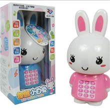 学说话的兔子故事机288可触摸发声灯光三字经唐诗儿童玩具批发