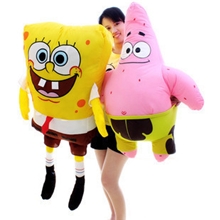 毛绒玩具批发价正版海绵宝宝派大星布娃娃情侣礼物