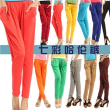 春装新款韩版显瘦哈伦裤女装潮时尚休闲长裤女裤子